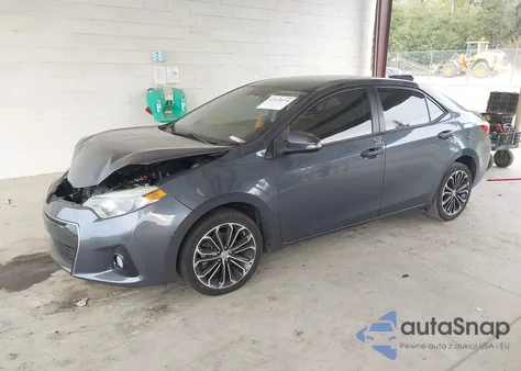 2015 Toyota Corolla S Plus from USA, damaged, VIN 2T1BURHE6FC327521